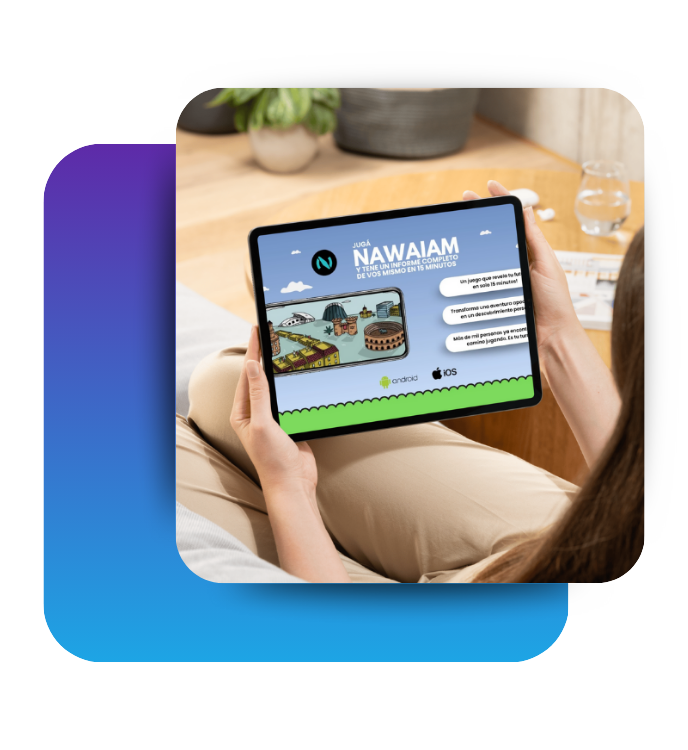 Persona jugando con tablet op4